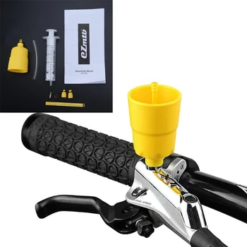 1 комплект инструмента для смазки дисковых тормозов велосипеда, комплект для слива масла, воронка для масляной пробки для Shimano Tektro