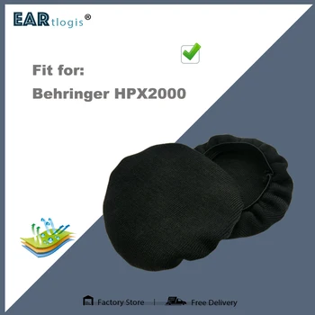 1 пара эластичных чехлов на рукавах, впитывающих пот, моющихся, защищенных от микробов, дезодорирующих для гарнитуры Behringer HPX2000 HPX 2000