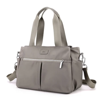 2023 Новая женская модная сумка через плечо с несколькими отделениями, повседневная нейлоновая дорожная сумка в стиле ретро, высококачественные сумки через плечо для дам