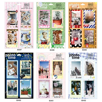 30 упак. / лот Декоративные наклейки Photo Time PET Journal Клейкие наклейки DIY Decoration Diary Stickers
