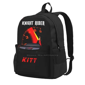 K2000 Knight Rider Рюкзак для подростков, студентов колледжа, Ноутбук, дорожные сумки K2000 Knight Rider Для верховой езды Mikael Knight Kitty Серии 80-х