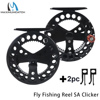 Maximumcatch 2-4WT SAGE Clicker Fly Fishing Reel Машинная резка алюминиевой катушки для ловли нахлыстом