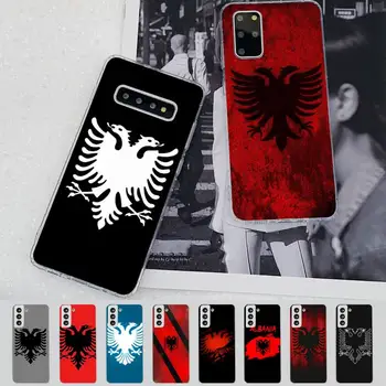 Yinuoda Флаг Албании Орел Чехол для телефона Samsung S21 A10 для Redmi Note 7 9 для Huawei P30Pro Honor 8X 10i чехол