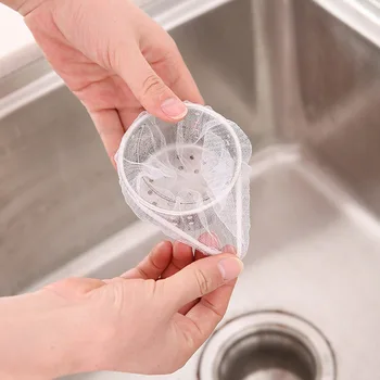 Youpin 35шт Сетчатый фильтр для кухонной раковины, предотвращающий засорение овощного бассейна, водозащитный мешок, фильтр для остатков мусора, мешок для обрезки воды