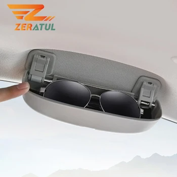 Zeratul Auto Коробка для автомобильных очков Держатель для хранения Солнцезащитных очков Чехол для Skoda Karoq Kodiaq 2018 2019 2020 2021 Аксессуары
