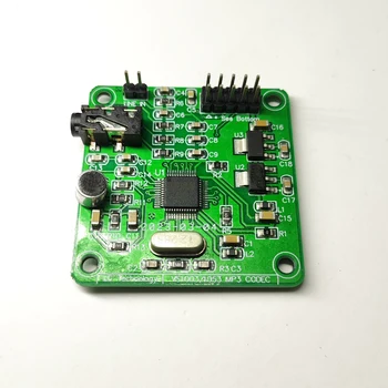 Аудиомодуль VS1053 Плата разработки модуля MP3-плеера встроенная запись SPI OGG Кодирование Фильтр управляющего сигнала записи DC 5V
