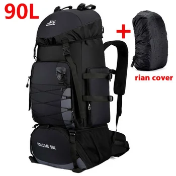 Большой альпинистский рюкзак объемом 90 литров для путешествий, мужской Женский багаж, походные рюкзаки, сумка для походов на открытом воздухе, мужские дорожные сумки