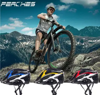 Велосипедный шлем PEACHES, горный шлем, шлем для шоссейного велосипеда, Ультралегкий Гоночный Дышащий Велосипедный Аэродинамический безопасный шлем
