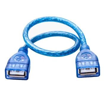Двойной разъем USB 2.0 для автофокусировки/AF Plug Extension Кабель-удлинитель Шнур высокоскоростных цифровых кабелей для передачи данных