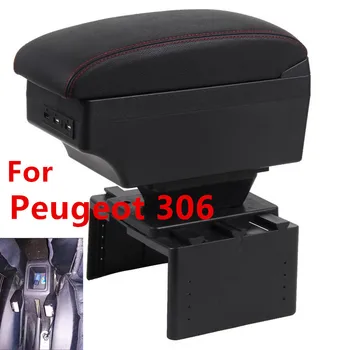 Для Peugeot 306 коробка подлокотника для Peugeot 306 универсальные аксессуары для модификации центральной консоли автомобиля с USB