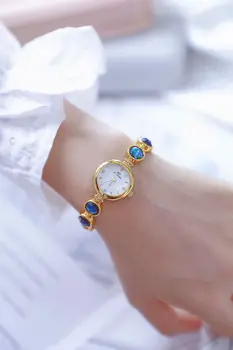 Женские наручные часы Платье Золотые часы Часы с кристаллами и бриллиантами Часы из нержавеющей стали Серебряные часы Montre Femme Женские часы-браслет