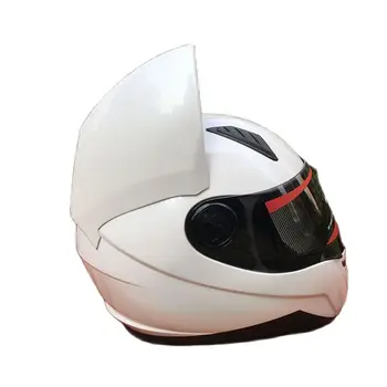 Женский Прекрасный мотоциклетный шлем для защиты всего лица, мужской шлем для мотокросса, Одобренный Capacete DOT, Оригинальный шлем NITRINOS White Cat
