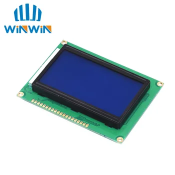 ЖК-модуль 128 * 64 точек, 5 В, синий экран 12864, ЖК-дисплей с подсветкой, параллельный порт ST7920 LCD12864