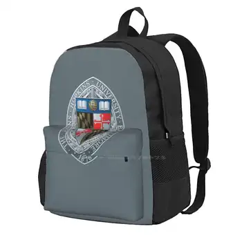 Значок Университета Джона Хопкинса Дорожная сумка для ноутбука Школьные сумки Johns Hopkins Best University Studentlife College School My