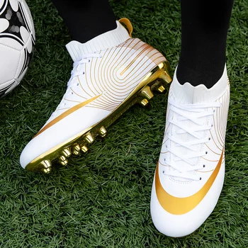 Качественная футбольная обувь Бутсы C.Ronaldo Прочные Футбольные бутсы Легкие Удобные Кроссовки для мини-футбола Оптом Chuteira Speedflow