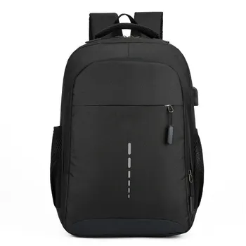 Классический мужской Водонепроницаемый рюкзак с USB-зарядкой, Повседневный рюкзак для путешествий, мужской рюкзак для ноутбука большой емкости, школьная сумка