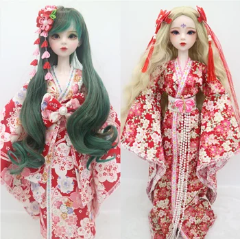 Куклы кимоно 1/3 Женская кукла BJD Ручной работы индивидуальная Пластиковая Модная кукла 56 см подвижный сустав