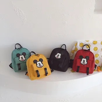 Маленький рюкзак Микки 2023, новая популярная мода, детский школьный ранец для детского сада, Мультяшная милая сумка на плечо для девочек и мальчиков