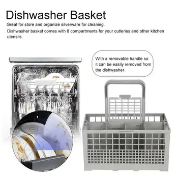 Мини-посудомоечная машина Универсальная корзина для столовых приборов Сменный ящик для многоцелевых посудомоечных машин Vaatwasser Onderdelen Кухонный Органайзер
