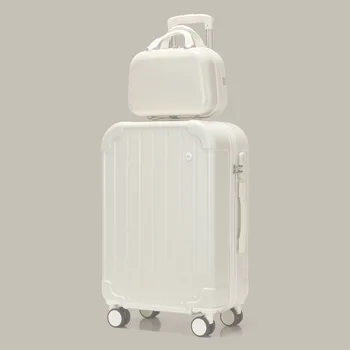 Модная багажная сумка для путешествий, косметический чемодан, 28-дюймовые дизайнерские чемоданы, комплект из 2 предметов ручной клади на колесиках