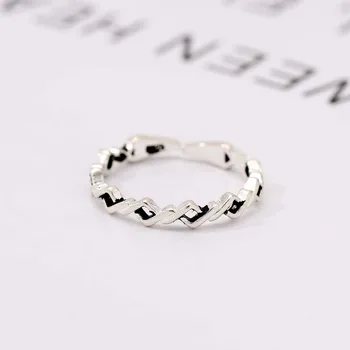 Модное регулируемое кольцо Todorova с геометрическим рисунком для женщин, Винтажные кольца с поворотным отверстием, Серебряные кольца для пальцев, Классические модные украшения