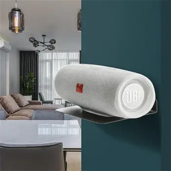 Настенный монтаж Подставка для динамиков Полка для хранения дисплея Несущий аудиокрепеж для украшения дома своими руками