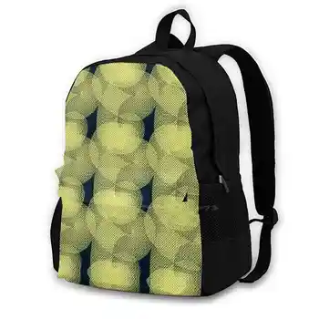 Неоновые обтягивающие школьные сумки для девочек-подростков, дорожные сумки для ноутбуков, современные Повторяющиеся графические Ретро-обтягивающие Желтые неоновые