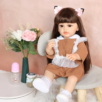 Оптовая продажа Princess Lu'er Reborn Baby Doll Девочка Для детского купания, когда дети могут стоять