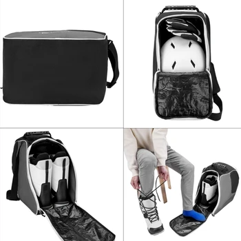 Профессиональная сумка для лыжных ботинок, сумка для роликовых коньков, рюкзак для хранения обуви для катания на коньках, сумка для хранения лыжных ботинок, прямая поставка