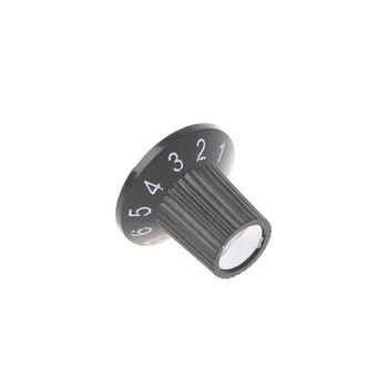 Ручка Кнопка гитарного усилителя Ручка регулировки громкости и тона с алюминиевым обводом для F 69HD