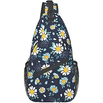 Слинг-рюкзак через плечо Daisy, слинг-сумка, дорожная походная нагрудная сумка, рюкзак для мужчин, женщин, взрослых, повседневные рюкзаки из полиэстера
