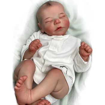 Спящая Возрожденная Бебе 20-Дюймовая Погоня Bebe Reborn Baby Doll Картина Художника Genesis Ручной работы muñecas reales para niñas