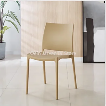 Стулья для гостиной скандинавского дизайна, дизайнерские пластиковые современные минималистичные стулья для гостиной, расслабляющая мебель Woonkamer Stoelen WZ50KT